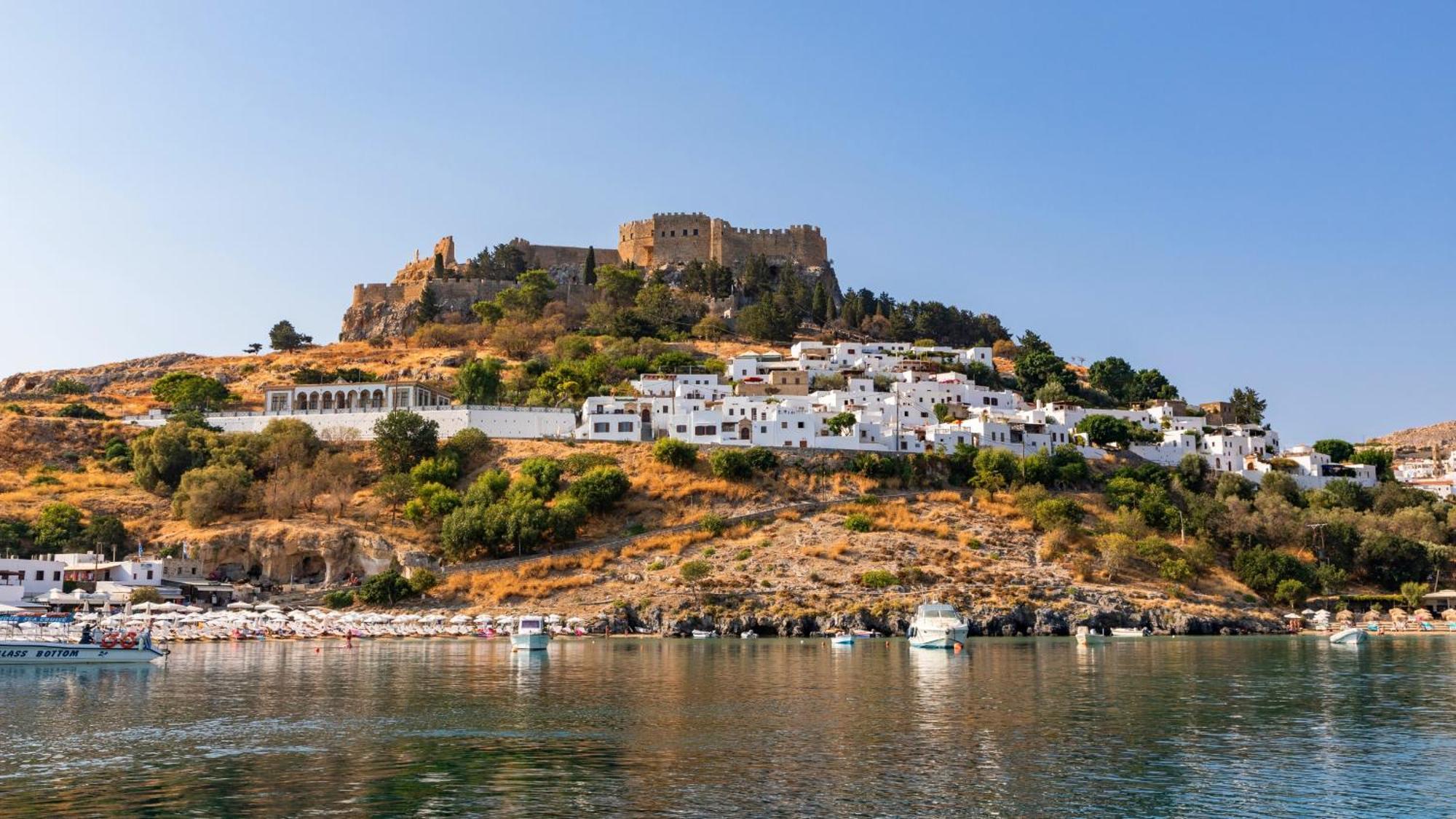 Galini View Apartments Lindos Exterior photo